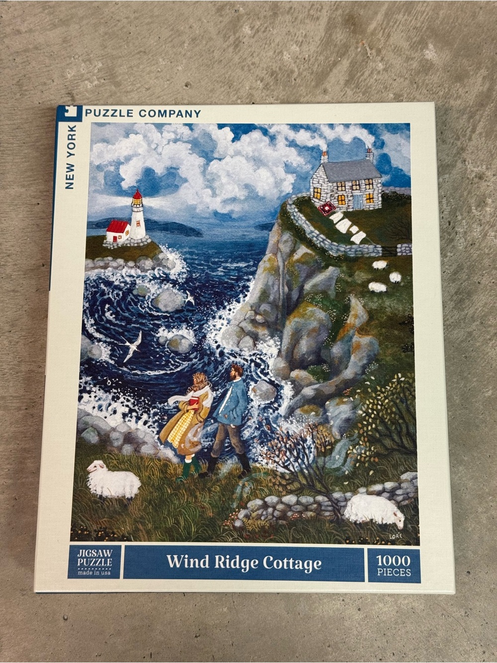 Wind Ridge Cottage 1000-Piece Jigsaw Puzzle - Blue by Puzzle Company